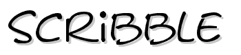Scribble-Regular font